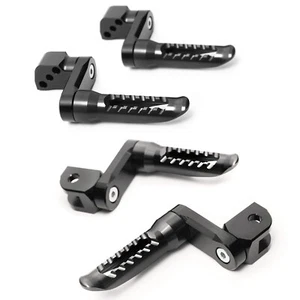 Black BOB Rear Rider Foot Pegs 40mm Extender For Buell M2 Cyclone All Year - Picture 1 of 5