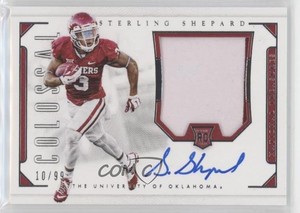 2016 National Treasures Collegiate Colossal /99 Sterling Shepard Rookie Auto RC