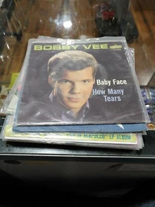 Bobby Vee - Baby Face / How Many Tears 7" VG+ Promo Vinyl 45 Liberty F-55325 - Picture 1 of 4