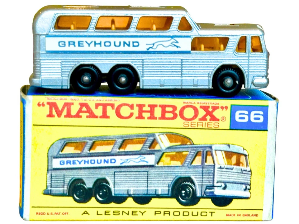 Vintage MBX Diecast Greyhound Coach No. 66 Mint🍬 - Image 1 of 1