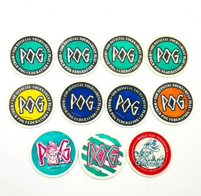 Lot Original POG Caps Staple World Pog Federation For Official Tournament Play - Image 1 of 4