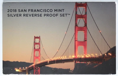 2018 S Reverse Proof Silver Proof Set w/ COA - Image 1 of 4
