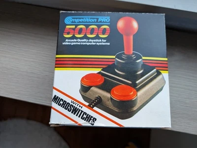 Retro Joystick Competition Pro 5000 Arcade Commodore C64 Atari im Originalkarton - Bild 1 von 4