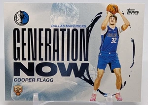 2025 Topps Basketball Cooper Flagg #GN - 1 Generation Now Rookie Card Mavericks B - Bild 1 von 3