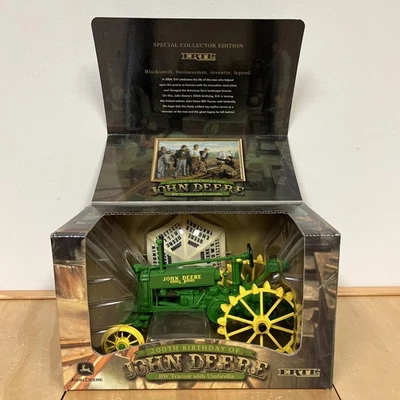 1/16 JOHN DEERE MODEL BW ON STEEL w/UMBRELLA 200th BIRTHDAY NIB - Image 1 of 4