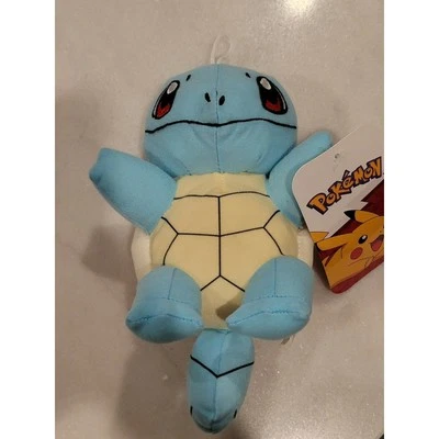 Pokemon Nintendo Squirtle Turtle 7" Anime Stuffed Animal Plush Toy 2020 Doll - Image 1 of 3