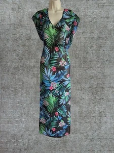 XS/S (8/10) Moontide Secret Garden Cuello en V Vestido Largo Cubrir Traje de Baño Ropa de Playa - Imagen 1 de 1
