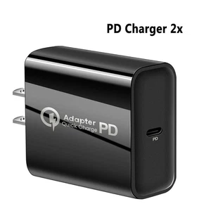 US PD 20W USB-C Fast Wall Charger Block Power Adapter For iPhone 16/15/14/13/12 - Picture 1 of 28