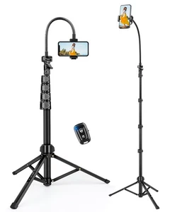 Phone Tripod, 85" Tall Tripod for iPhone with Gooseneck and Remote, Overhead ... - Picture 1 of 8