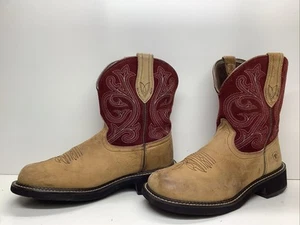 BOTAS VAQUERAS MUJER ARIAT GAMUZA MARRÓN TALLA 9 B - Imagen 1 de 9