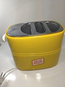 Oscar Mayer Hot Dog Toaster Oven Yellow Two Slot Sausage Cooker Retro Home - Picture 1 of 9