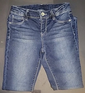 Member's Mark Girls Skinny Fit Jeans Size M 7/8 Dark Kylie Wash - Picture 1 of 4