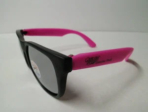 Gafas de sol vintage Miller Genuinas Draft MGD promoción rosa negro de los 80 nuevas en stock - Imagen 1 de 7