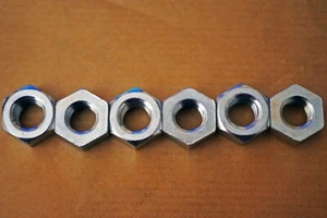 Kawasaki H1 H2 rear hub nuts 6pcs fine Metric thread wide keywidth 42045-005 - Bild 1 von 3