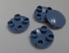 LEGO Pieces & Parts 2654 - 28558 Slide Shoe Round 2x2 Plate Sand Blue x4