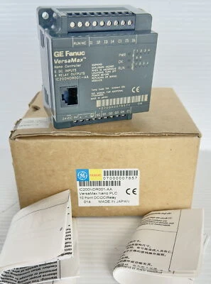 GE Fanuc IC200NDR001-AA Versamax Nano PLC 10pt DC/DC/Relay *NEW* - Image 1 of 3