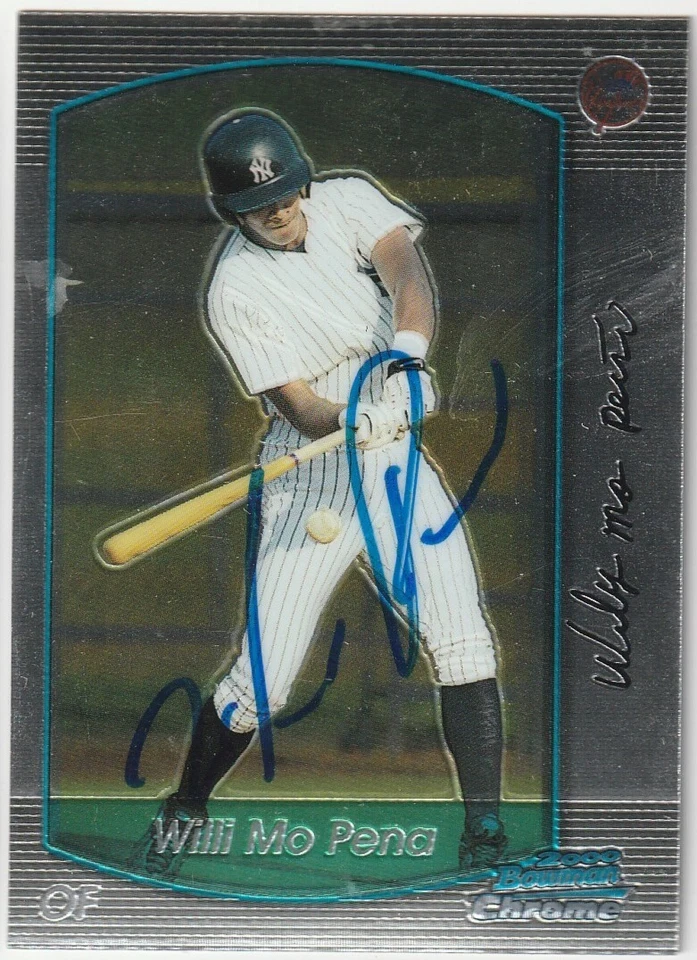 2000 Bowman Chrome #148 Willi Wily Mo Pena IP autograph signed card - Image 1 of 1