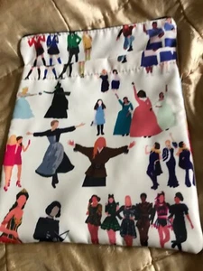 Musicals/Shows them pretty zip up pouch - multiple uses incl laptop/e-reader etc - Picture 1 of 2