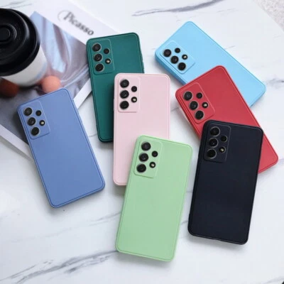 Funda delgada mate suave para Samsung S25 S24 S23 S21 Ultra S20 FE A55 S22 A54 Foto 1 de 4