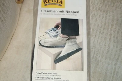 Schachenmayr Regia Filzsohlen mit Noppen Grösse 26/ 27 - Bild 1 von 2