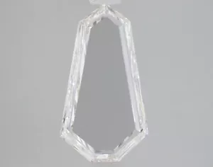 1.38 CT Shield Rose Cut Lab Grown Diamond For Engagement Ring - IGI Certified - Picture 1 of 4