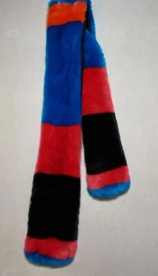 Betsey Johnson Faux Fur SCARF Fuzzy Trolls Dress-up Fantasy Cosplay Costume Fun - Image 1 of 4