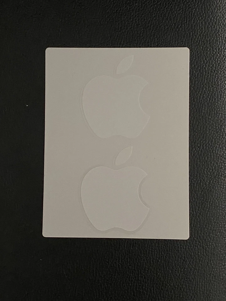 2x Apple Logo Sticker/Aufkleber für IPad, IPhone, Mac etc. - Bild 1 von 1