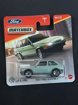 Modellino Matchbox Ford Fiesta Mk2 2 II 1/64 3 Inches Auto Nuova In Scatola - Immagine 1 di 4