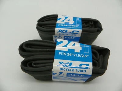 XLC (1 Pair) 24" x 1.9-2.3" Schrader Valve 35mm Bicycle Inner Tube  - Image 1 of 4
