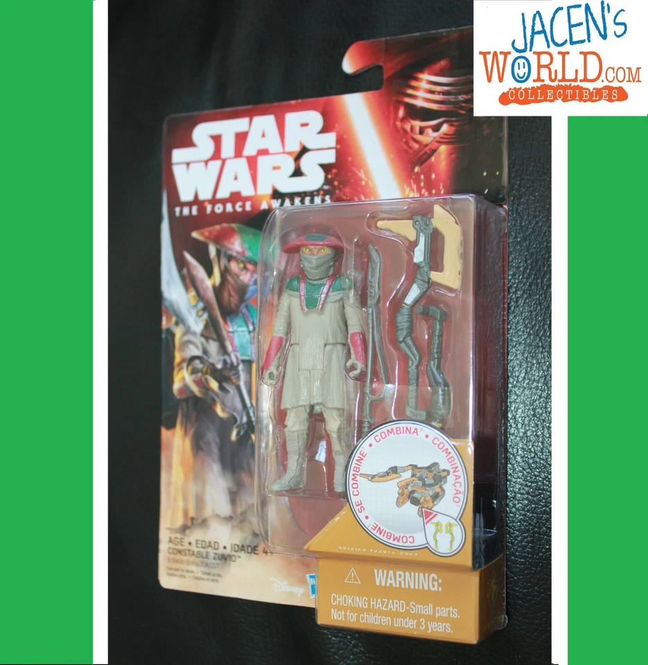 NEW CONSTABLE ZUVIO ACTION FIGURE HASBRO STAR WARS THE FORCE AWAKENS 3 3/4 - Image 1 of 1