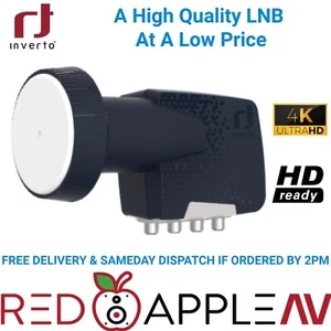 Inverto Quad Output Black Premium PLL Technology Series 0.2dB Satellite LNB - Picture 1 of 10