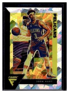 2020-21 Panini Flux Silver Cracked Ice Prizm #113 Josh Hart Fanatics