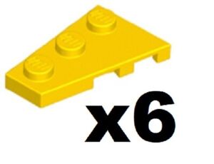 LEGO Yellow Wedge Plate 3 x 2 Left Building Pieces YL22