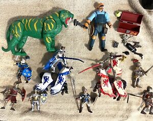 Schleich Knight Horses Dragon Lot Masters Of The Universe Figures And More! LOT