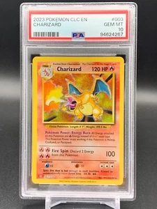 PSA 10 GEM MINT Charizard 003/034 CLC Classic Holo Pokémon Trading Card 2023 A - Picture 1 of 3