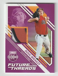 DOUG NIKHAZY 2021 PANINI ELITE EXTRA EDITION FUTURE THREADS 3-COLOR PATCH SN 3/7 - Picture 1 of 8