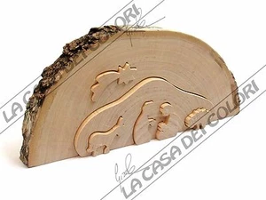 FINKBEINER - PRESEPE IN LEGNO - 4418 - 23x3xH11cm - NATIVITY - Picture 1 of 1