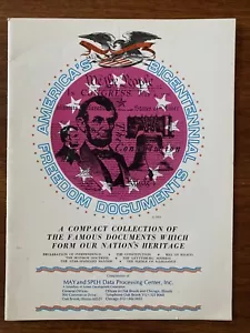 America's Freedom Bicentennial Documents Exxon 1975- Bill of Rights Constitution - Picture 1 of 15