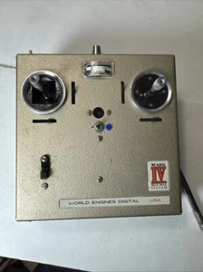 World Engines Blue Max Mark IV Transmitter R/c Model Airplane As Is Untested - Picture 1 of 9