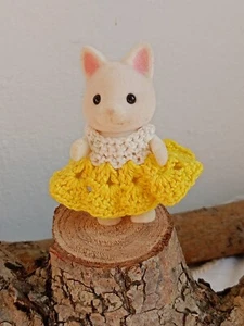 Accesorios para sylvanian families,vestido de crochet para muñecas,ropa mini - Imagen 1 de 6
