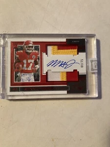 2019 Panini One Red. Mecole Hardman Auto/patch RC 8/25 - Picture 1 of 1