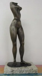 ARISTIDE MAILLOL "MUJER DE PIE I" ESCULTURA DE BRONCE FIRMADA Y NUMERADA - Imagen 1 de 6