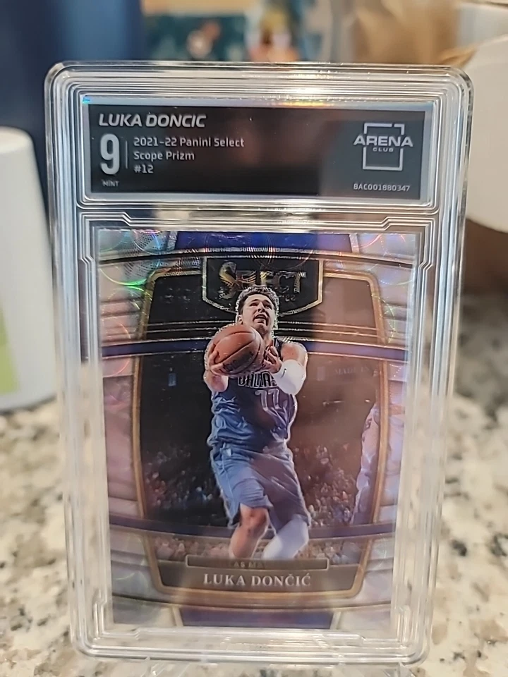LUKA DONCIC graded 9 mint +9 other cards ALL CARDS ARE IN THE PICS FREE SHIPPING - Image 1 of 4