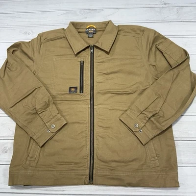 Chaqueta Ariat Rebar Para Hombres L Caqui Hecha Resistente Tienda Trabajo Ropa Abrigo 10062289 Nueva Sin Etiquetas Foto 1 de 4