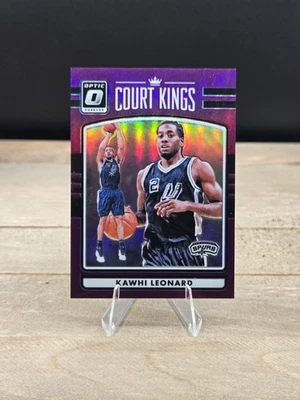 Donruss Optic #18 Kawhi Leonard Court Kings 2016-17 púrpura Foto 1 de 2