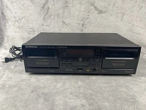 Pioneer CT - W606DR Stereo Doppel Kassettendeck - getestet und funktionsfähig - siehe Video - Bild 1 von 12