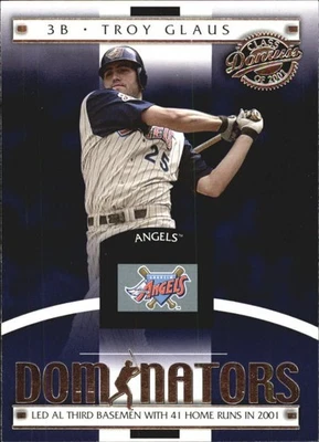 2001 DONRUSS CLASS OF 2001 DOMINATORS #DM29 TROY GLAUS - Image 1 of 2