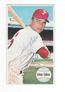 JOHNNY CALLISON Philadelphia Phillies Signed 1964 Topps Giant #36 w/COA - Picture 1 of 1