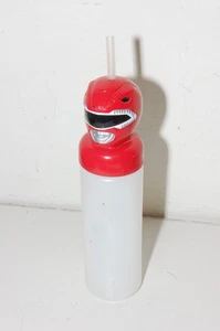 Mighty Morphin Power Rangers Red Ranger Helmet Saban Water Bottle 1994 - Picture 1 of 2