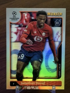 JONATHAN DAVID 2022 Topps Merlin Soccer Refractor Rookie Card LOSC Lille - Picture 1 of 5